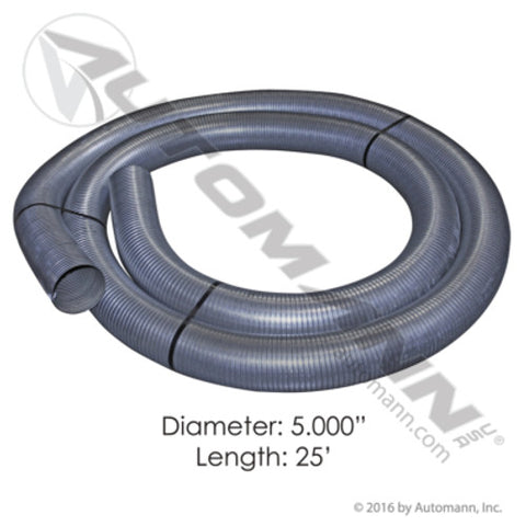 Automann 562.U7250-25G Flex Tubing 5in X 25ft Galvanized