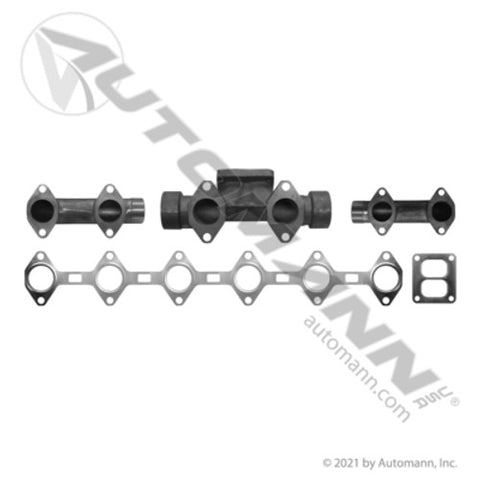 Automann 562.UM55106K Exhaust Manifold Kit IHC DT466