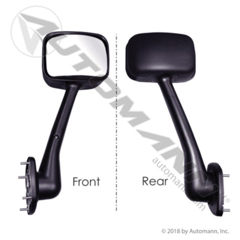 Automann 563.46012 Hood Mount Mirror RH Black