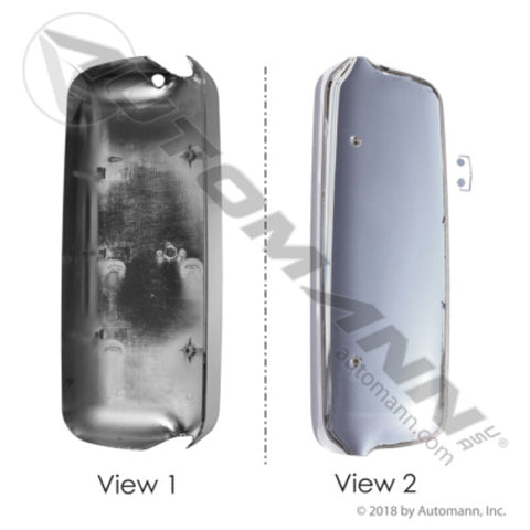 Automann 563.46058C Mirror Cover LH Chrome Freightliner