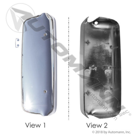 Automann 563.46059C Mirror Cover RH Chrome Freightliner