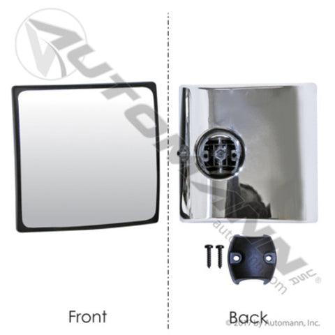 Automann 563.55024C Mirror Head Chrome Heated IHC