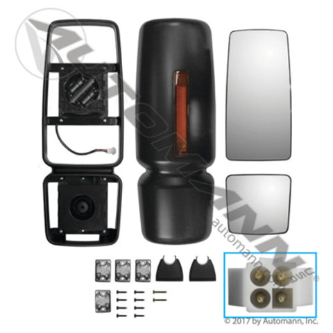 Automann 563.55071 Mirror Head LH Black IHC