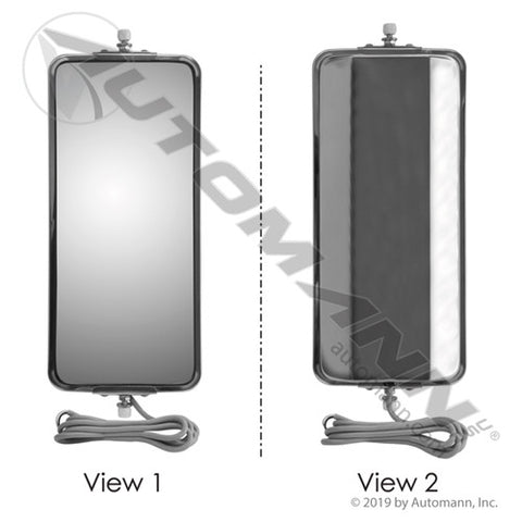 Automann 563.9028 Type WC Mirror Heated S.Steel 7in X 16in