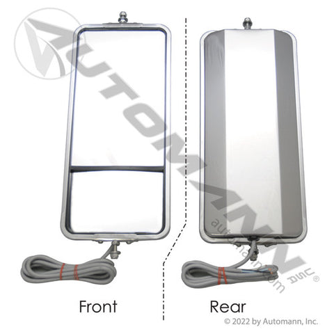 Automann 563.9036 WC Mirror Head W Convex End Heat 7 X 16