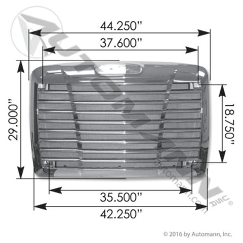 Automann 564.14005 Grille w/Bug Screen Freightliner