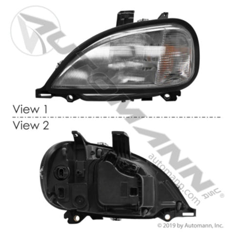 Automann 564.46049 Headlamp LH Freightliner