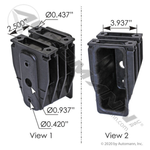 Automann 564.46302 Bumper Receptacle Freightliner