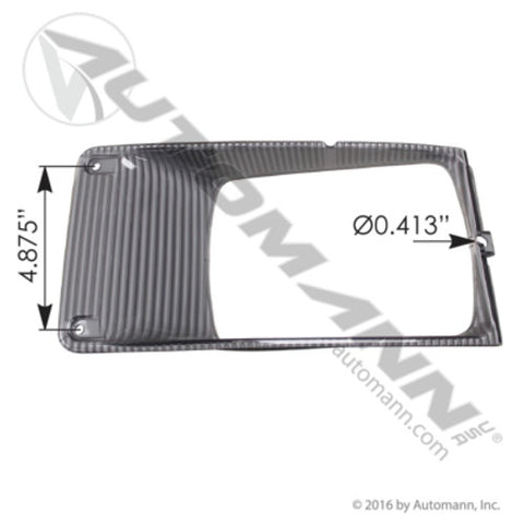 Automann 564.55031 Headlamp Bezel LH IHC