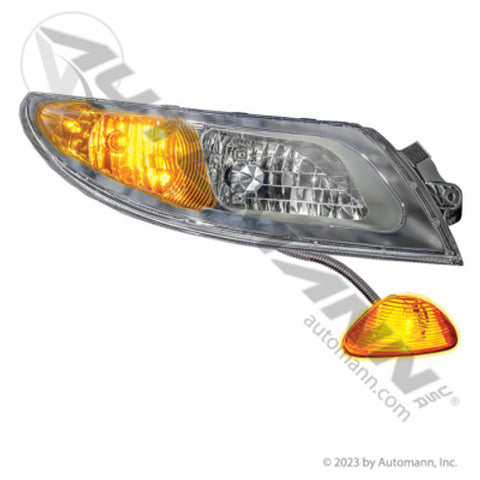 Automann 564.55202K Headlamp Assembly RH w/ Side Marker IHC