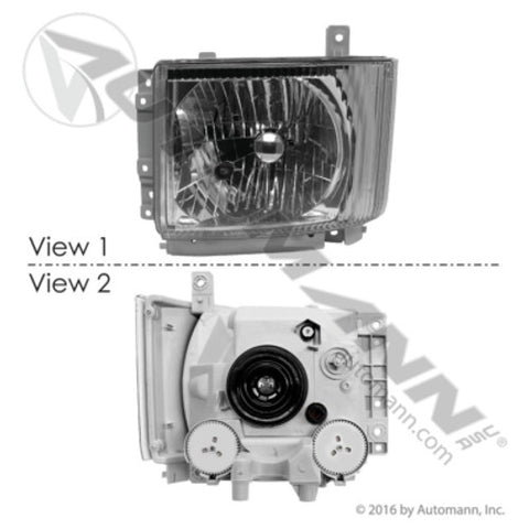 Automann 564.56016 Headlamp LH Isuzu/GM