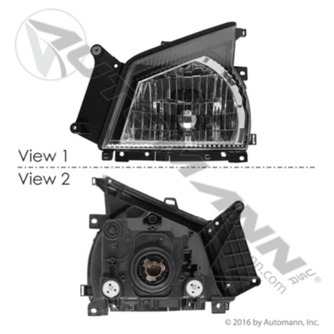Automann 564.56018 Headlamp LH Isuzu/GM