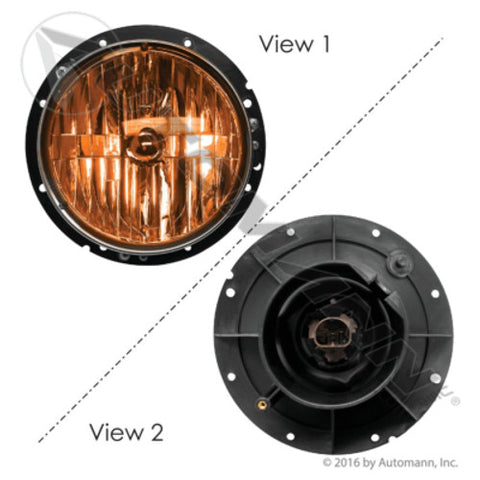 Automann 564.59040 Headlamp LH Kenworth