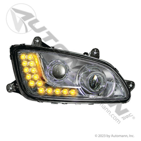 Automann 564.59050LC Headlamp Kenworth RH Chrome