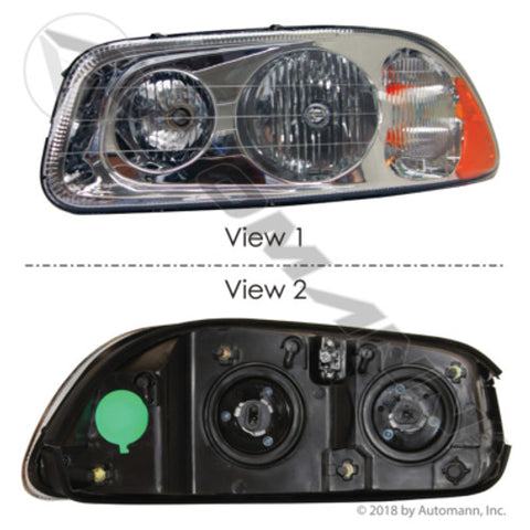 Automann 564.62022 Headlamp Assembly LH Mack