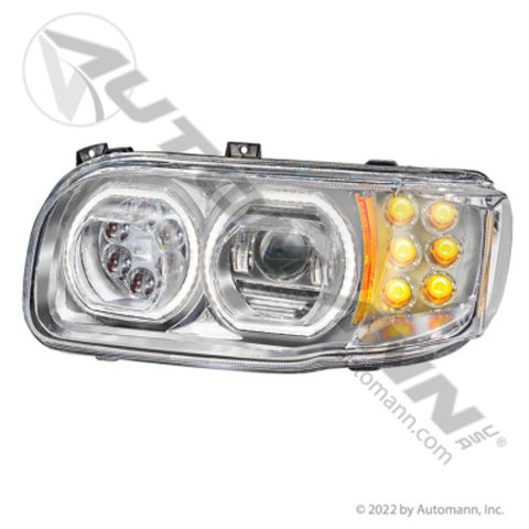 Automann 564.75046DCY Headlamp LED LH Peterbilt