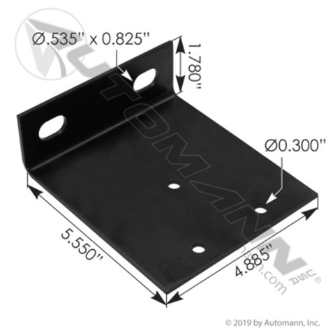 Automann 564.75613 Tail Lamp Bracket LH-RH Peterbilt