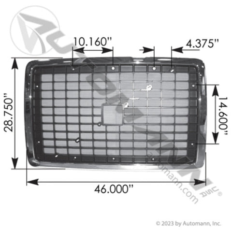 Automann 564.96008 Grille VNL with Bug Screen Volvo