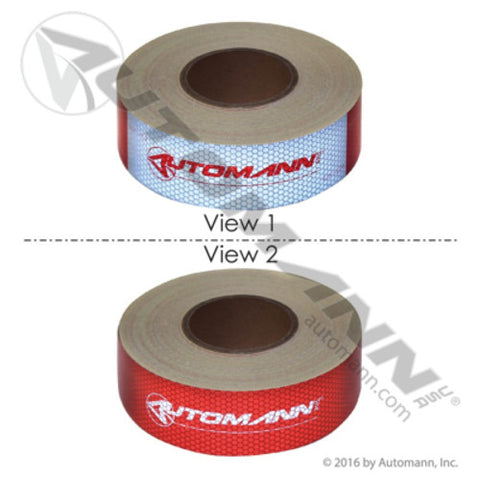 Automann 571.CT0701AL 18in Red/White 150ft Roll 7yr Automann