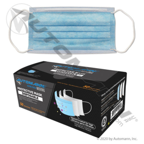 Automann 571.DPM3-50 Disp. Protective Mask 3 Layer (50pc)
