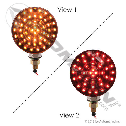 Automann 571.LD23AR88 Pedestal Light Round Double Face LED