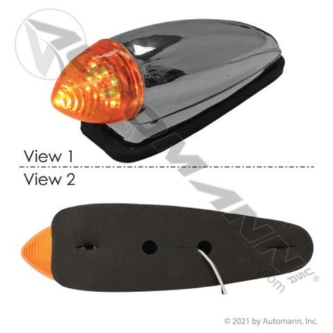 Automann 571.LD328A8 Cab Marker Light Bullet LED Amber