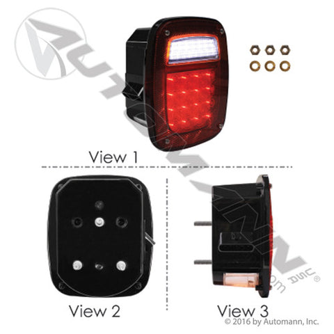 Automann 571.LD506R42 S/T/T Box Light LED Metri-Pack RH