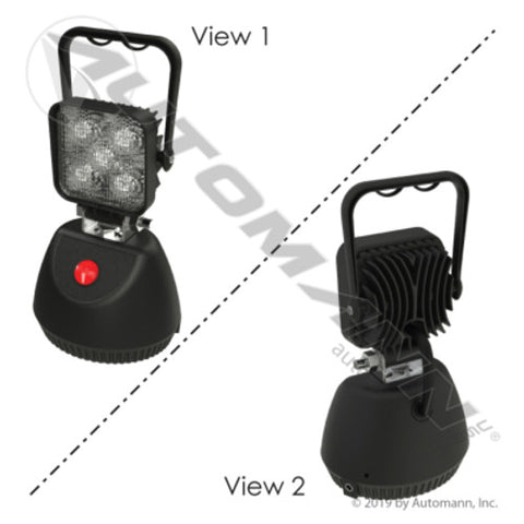Automann 571.LD966WL5M Work Lamp LED Magnetic Rechargeable