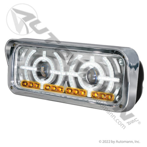 Automann 571.LD9902CPR LED Headlamp Assembly Multi-fit RH