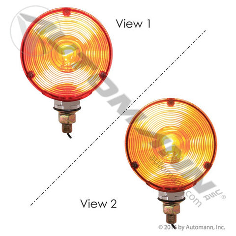 Automann 571.LG231AR Pedestal Light Chrome Dual Face 1-Wire