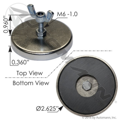Automann 571.MFH101 Magnetic Flag Holder
