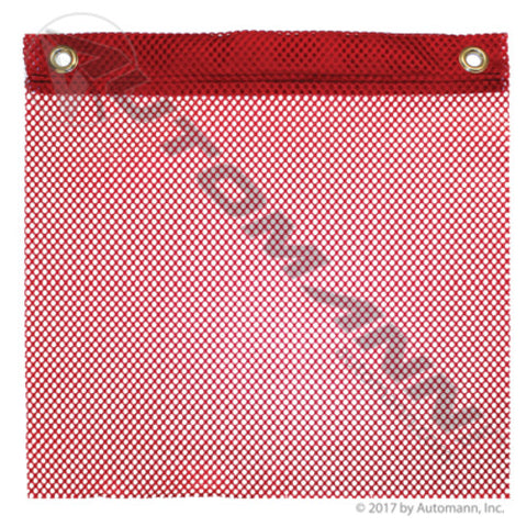 Automann 571.SF1802G Flag w/Grommets Red Jersey 18in X 18in
