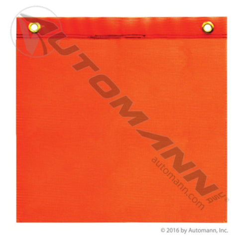 Automann 571.SF186G Flag w/Grommets Orange 18in X 18in