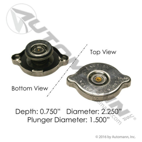 Automann 572.2001 Coolant Surge Tank Cap 20LB