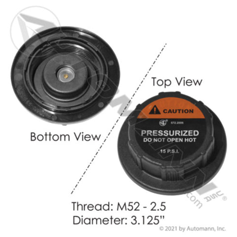 Automann 572.2006 Coolant Reservoir Cap