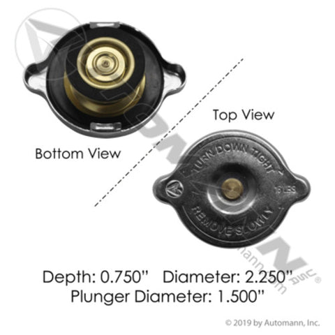 Automann 572.2011 Radiator Cap 16LB