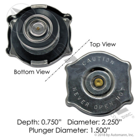 Automann 572.2031 Radiator Cap 16LB