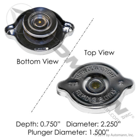 Automann 572.2041 Radiator Cap 14LB