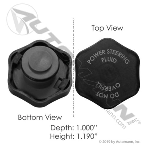 Automann 572.4008 Power Steering Reservoir Cap