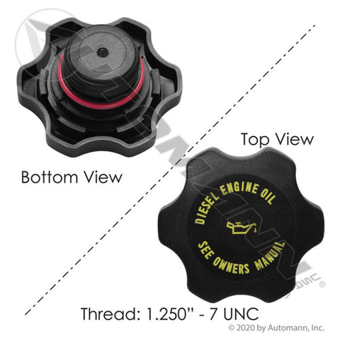 Automann 572.4013 Oil Filler Cap Cummins ISB 5.9 6.7L