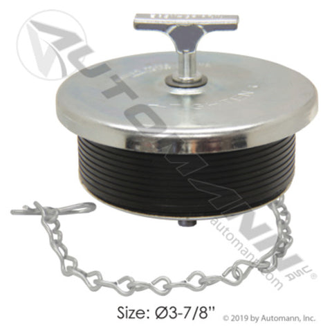 Automann 572.40246P Fuel Cap with Chain 3.875in KW Premium