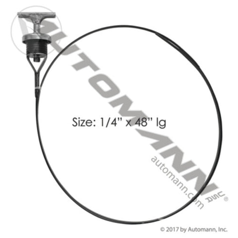 Automann 572.40761P Dipstick 0.968in X 48in X 0.25in Premium
