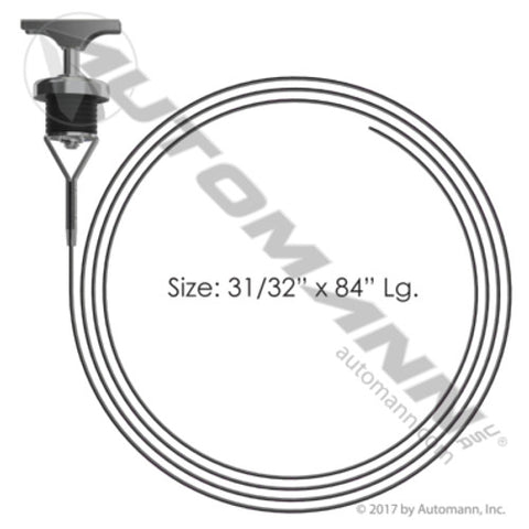 Automann 572.40764P Dipstick 0.968in X 84in X 0.25in Premium