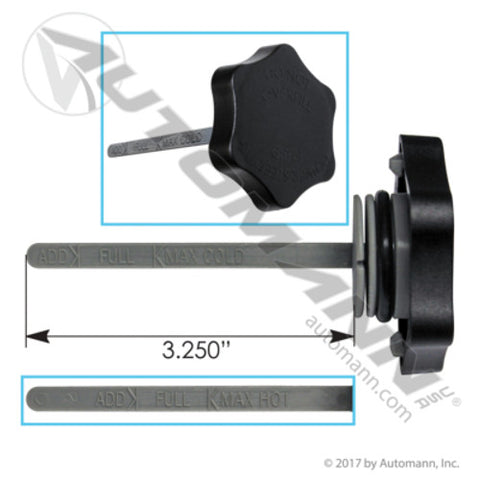 Automann 572.55001 Power Steering Cap Dipstick IHC