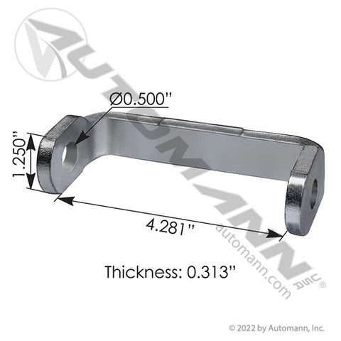Automann 573.1300664 Hinge Butt Notched Weld-On Miner