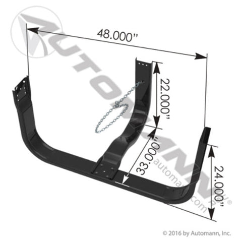 Automann 573.30001 Spare Tire Carrier Rack