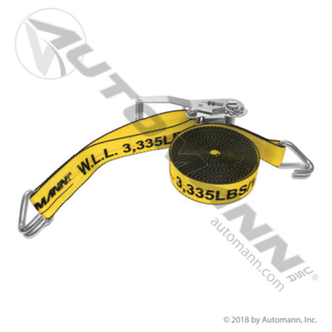 Automann 573.A230JH J-Hook Ratchet Strap 2in X 30FT