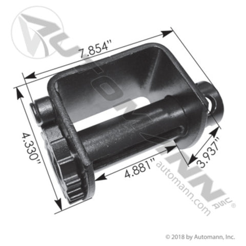 Automann 573.FW2 Weld-On Winch - Low-Profile