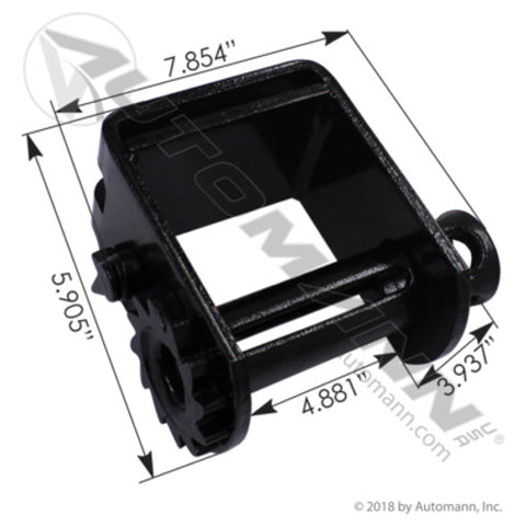 Automann 573.FW6 Sliding Winch - Double L Track Standard
