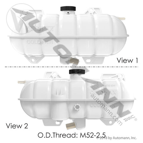 Automann 575.1011 Coolant Reservoir Freightliner